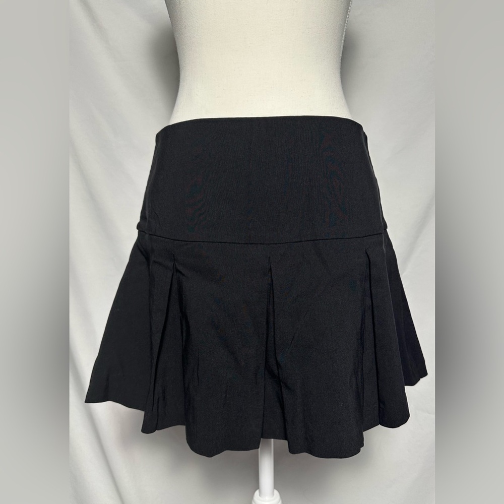 LE CHATEAU Vintage Pleated Babydoll Schoolgirl Goth Preppy Mini Skirt Size 7/8